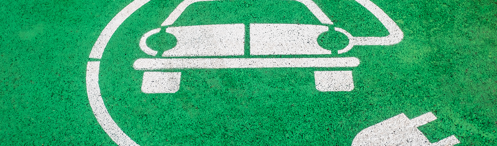 Miejsce parkingowe dla samochodu elektrycznego