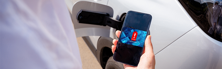 Zarządzanie ładowaniem samochodu elektrycznego na aplikacji